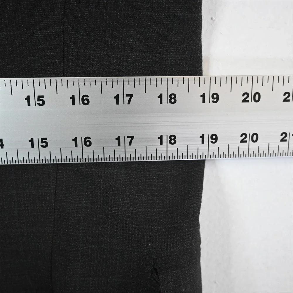 Vtg Mens Double Breasted 38R Gray Green Plaid Mens Blazer Suit Jacket Sport Coat